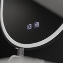 Oglinda LED Ovala, 60x80cm, Velara Touch, Sistem Dezaburire, Dimabila