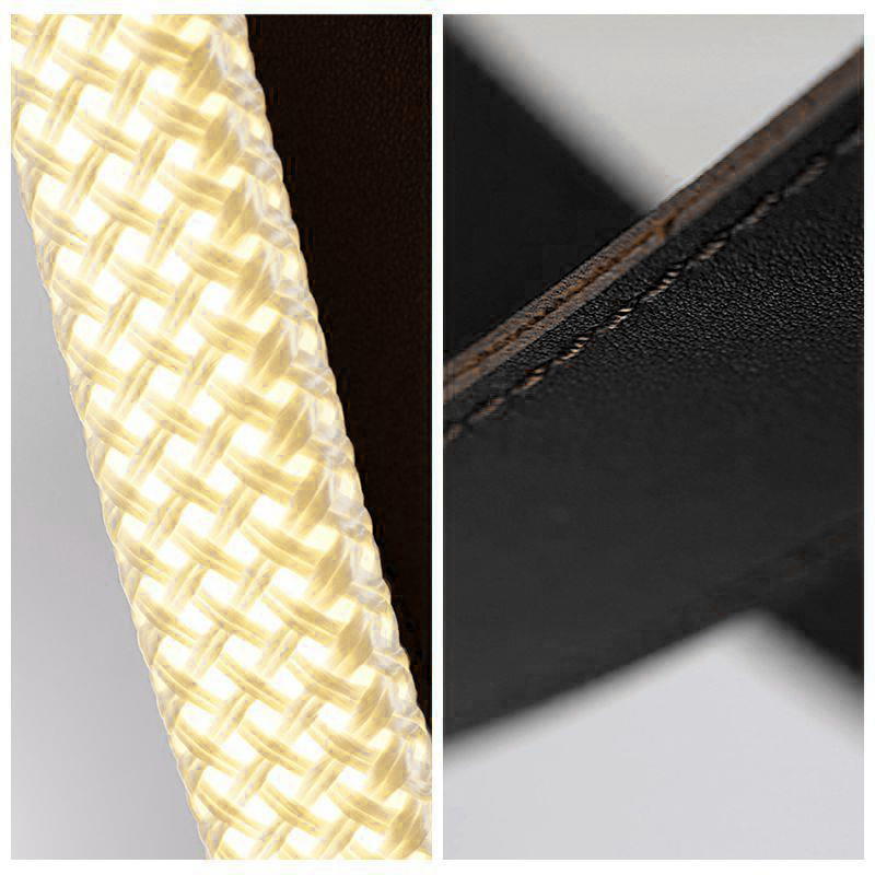 Candelabru Modern, LED, ARIA Largo, 31W, lumina Calda, Negru