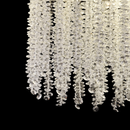 Candelabru LED Cristal LLC215/550WH Rotund, 30W, Lumina Rece/Calda/Neutra, Cristal, Auriu