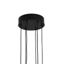 Lustra LED cu telecomanda ,Suspendata 71W, 3 Elemente, lumina Rece/Calda/Neutra, Dimabila, Inaltime Reglabila, Negru Lustre LED cu Telecomanda Default Title Alessandro Design