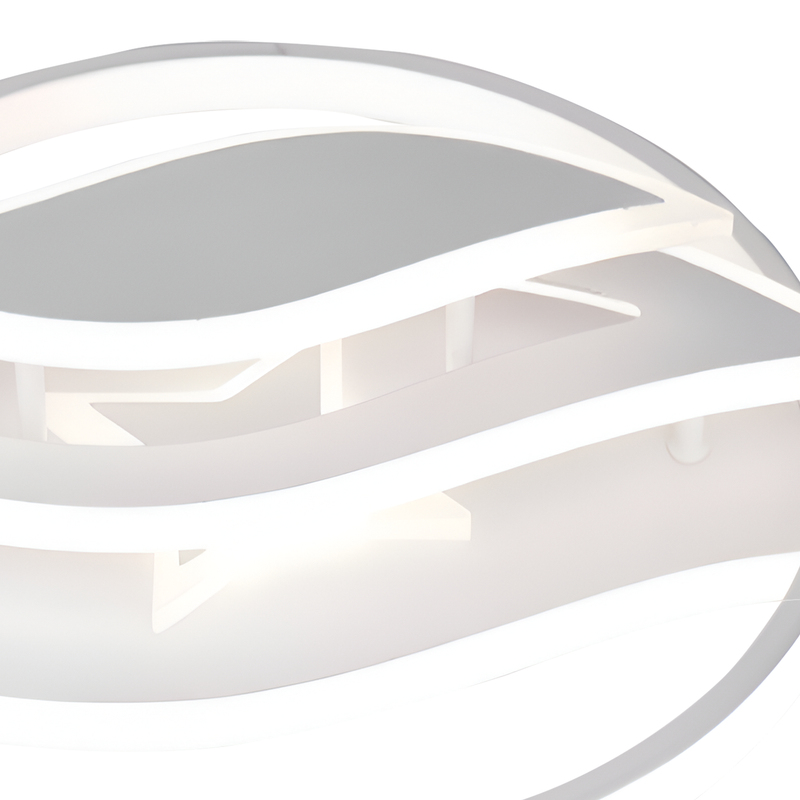 Lustra LED cu telecomanda JARRIA 52W, lumina Rece/Calda/Neutra/RGB, Dimabila, Alb