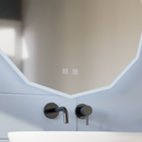 Oglinda LED Rotunda, 70cm, VIVO Touch, Sistem Dezaburire, Dimabila