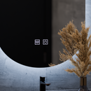 Oglinda LED Ovala, 50X80cm, E14S/50X80, Touch, Sistem Dezaburire