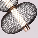 Lustra LED Suspendata LM550/3BK, 12W, Lumina 3000/4000/6000K, Negru Lustre Moderne Default Title Alessandro Design