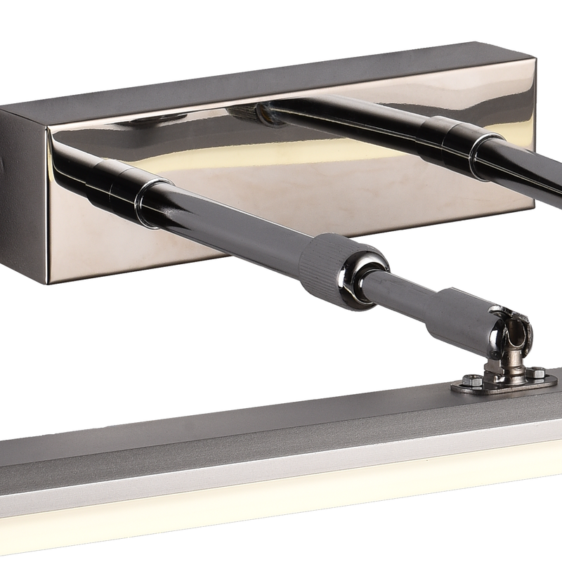 Aplica LED de Baie, BALATON, 10W, liniara, lumina Neutra, Crom Lucios