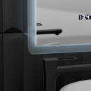 Oglinda LED Rectangulara, 50x70cm, ELANCEE Senzor MotionGlow Marcello, Sistem Dezaburire, Ceas & Termometru, Dimabila