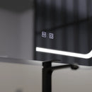 Oglinda LED Rectangulara, 80x60cm, ECLISSA Touch, Sistem Dezaburire, Dimabila