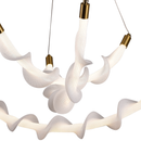 Lustra LED Suspendata Acril LT760/3GD, 48W, Lumina 3000/4000/6000K, Alb, Inaltime Reglabila