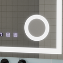 Oglinda LED Touch NIVERA Sistem Dezaburire, Ceas si Temperatura 60x80 cm Lupa Cosmetica