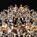 Candelabru Cristal CC9259/5FGD, 5x E14, Diametru 40cm, Auriu Lucios