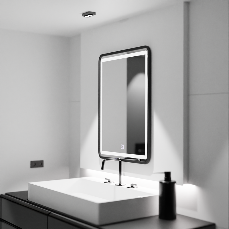 Oglinda LED Rectangulara, 60x80cm, Ombra  Basic Touch