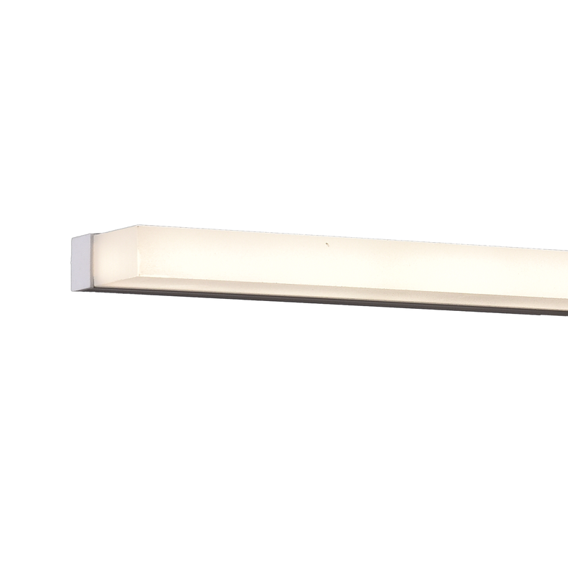 Aplica LED de Baie, COMO, 8W, liniara, lumina Neutra, Negru