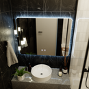 Oglinda LED Dreptunghiulara ARTEA Touch, 80X60cm, Sistem Dezaburire, Dimabila, 6000K