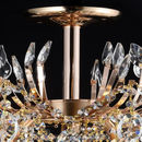 Candelabru Cristal PALERMO Eleganza 5xE14, Diametru 49cm, Auriu