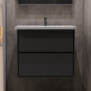 Set Mobilier pentru Baie SANTORINI, 60x50cm, 2 Piese, Gri si Alb