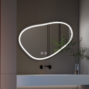 Oglinda LED Touch Quassare, Sistem Dezaburire 90x65 cm Oglinzi Korman E Default Title Alessandro Design