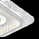 Lustra LED PERU 39W, 2 Patrate, lumina Rece/Calda/Neutra, Negru