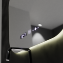 Oglinda LED Rectangulara 60x60 Aura Riflesso Puro MotionGlow Marcello, Sistem Dezaburire, Termometru si Ceas, Dimabila