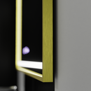 Oglinda LED Rectangulara, 100x65cm, Verite Royale Gold Motion Glow Marcello, Sistem Dezaburire, Ceas & Termometru, Dimabila Oglinzi Marcello Default Title Alessandro Design