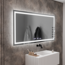 Oglinda LED Rectangulara, 120x60cm, Verite MotionGlow Marcello, Sistem Dezaburire, Ceas & Termometru, Dimabila