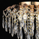 Candelabru Cristal CC9221/5FGD, 5x E14, Diametru 48cm, Auriu Lucios