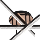 Lustra LED cu Telecomanda LT179/3BK, 41W, 3 Elemente, Lumina Rece/Clada/Neutra, Dimabila, Negru