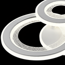 Lustra LED 53W, 3 Cercuri, lumina Rece/Calda/Neutra, Alb Lustre LED Default Title Alessandro Design