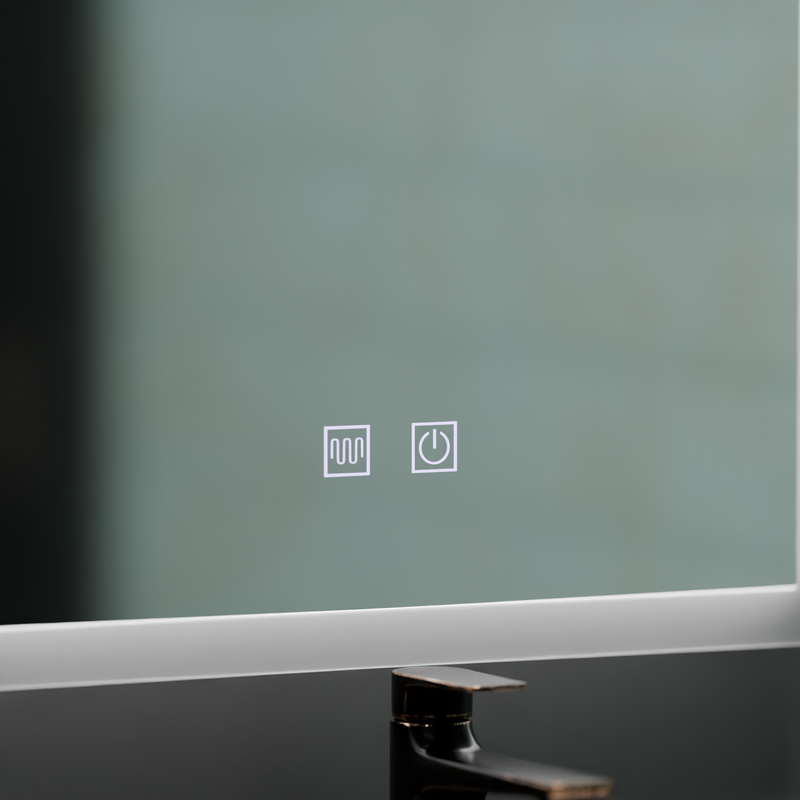 Oglinda LED Rentagulara, 80x60cm, Touch VENERA , Sistem Dezaburire,Dimabila