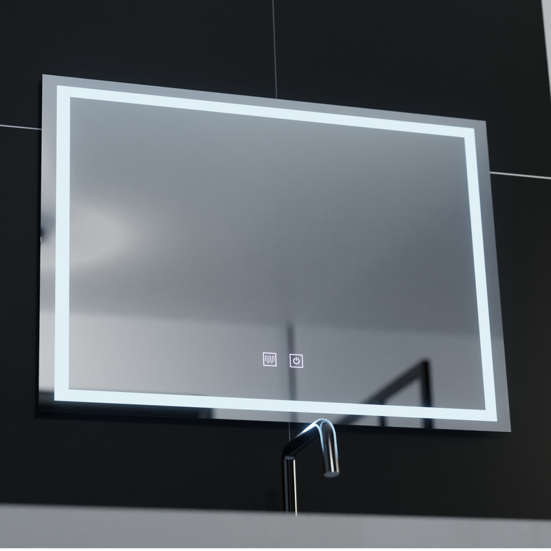 Oglinda LED Rectangulara, 70x50cm, Umbria Touch , Sistem Dezaburire