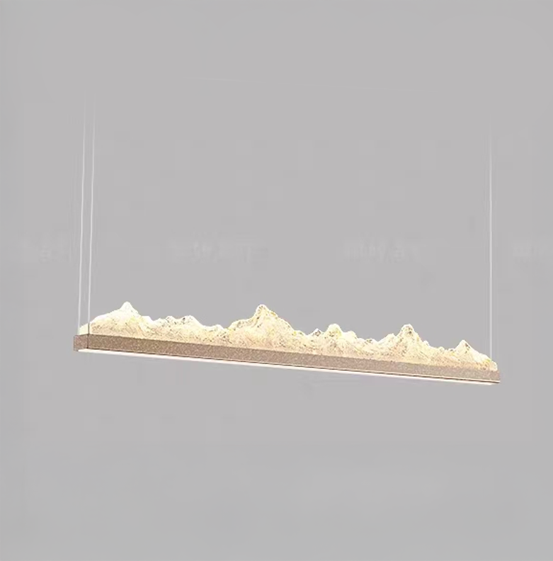 Lustra LED suspendata cu Telecomanda MATHIAS 27W, lumina Rece/Calda/Neutra, Dimabila,Inaltime Reglabila, Auriu