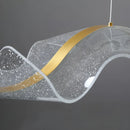 Lustra LED suspendata AMI 80W, Liniara, lumina Rece/Calda/Neutra, Auriu, Inaltime Reglabila