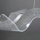 Lustra LED cu Telecomanda, Suspendata AMI 63W, Liniara, Lumina Rece/Calda/Neutra, Alb, Inaltime Reglabila