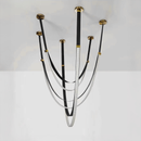 Candelabru Modern, LED, ARIA Largo, 31W, lumina Calda, Negru