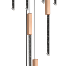 Candelabru Cristal LED BEAMLUX Supremo ,22W, Lumina Calda/Neutra/Rece, Diametru 35cm Auriu