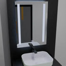 Oglinda LED Rectangulara, 50x70cm, Dual Light Basic Touch