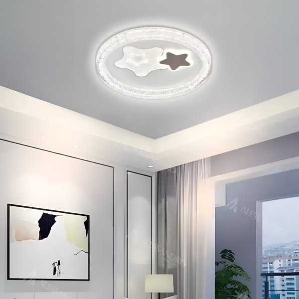Lustra LED SKYForma Nexen, 160W, lumina Rece/Calda/Neutra, Negru