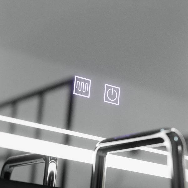 Oglinda LED Rectangulara, 80x60cm,  KOVEN Touch, Sistem Dezaburire,Dimabila