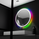 Oglinda LED Rotunda 60cm, Spectrum Touch, RGB, Sistem Dezaburire