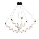 Lustra LED Suspendata Acril LT760/3GD, 48W, Lumina 3000/4000/6000K, Alb, Inaltime Reglabila