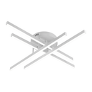 Lustra LED cu Telecomanda GIO, 54W, 4 Elemente, Lumina Rece/Clada/Neutra, Dimabila, Alb