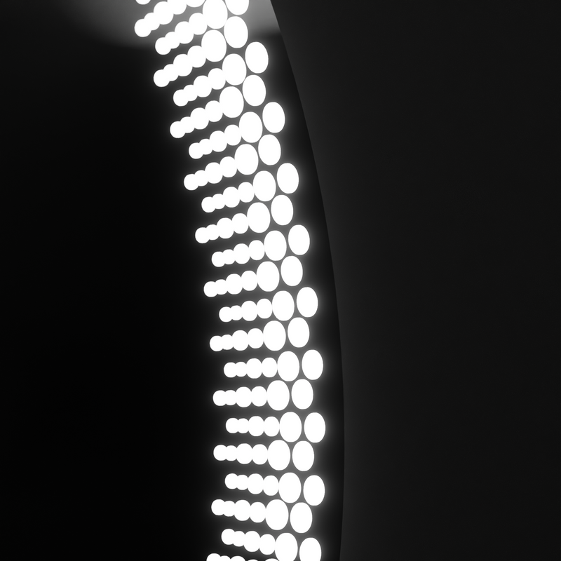 Oglinda LED Rotunda 60cm,  Stellaire Touch, Sistem Dezaburire, Dimabila