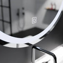 Oglinda LED Rotunda, 70cm, Basic Touch