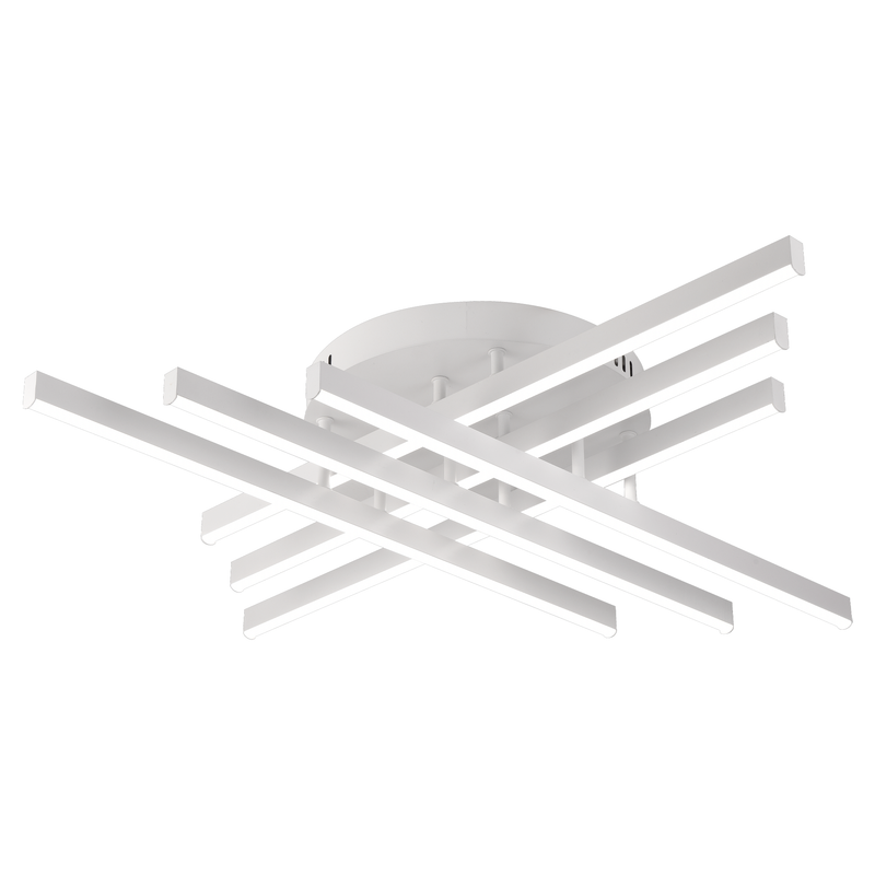 Lustra LED GIO, 82W, Lumina Rece/Clada/Neutra, Alb