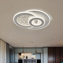 Lustra LED KOMPACTO 34W, 3 Cercuri, lumina Rece/Calda/Neutra, Alb