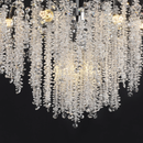 Candelabru Cristal CC9311/5CH, 5x E14, Diametru 49cm, Crom