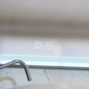 Oglinda LED Rectangulara 90x75cm EDGE Touch Sistem Dezaburire, Rama Neagra