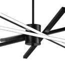 Lustra LED cu Telecomanda LT176/5BK, 69W, 5 Elemente, Lumina Rece/Clada/Neutra, Dimabila, Negru, Inaltime Reglabila