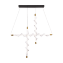 Lustra LED Suspendata Acril UNDA Bishop, 22W, Lumina 3000/4000/6000K, Alb, Inaltime Reglabila Lustre Moderne Default Title Alessandro Design