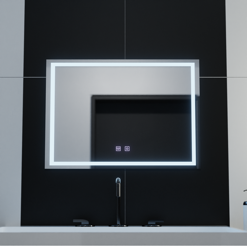 Oglinda LED Rectangulara, 70x50cm, Umbria Touch , Sistem Dezaburire