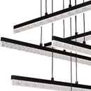Lustra LED Suspendata cu Telecomanda, STRATA, 6 elemente, 82W, Lumina 3000/4000/6000K, Negru, Inaltime Reglabila Lustre LED cu Telecomanda Default Title Alessandro Design